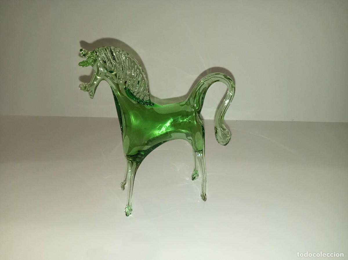 Antig&uuml;edades: CABALLO CRISTAL DE MURANO - 1988 - Foto 2