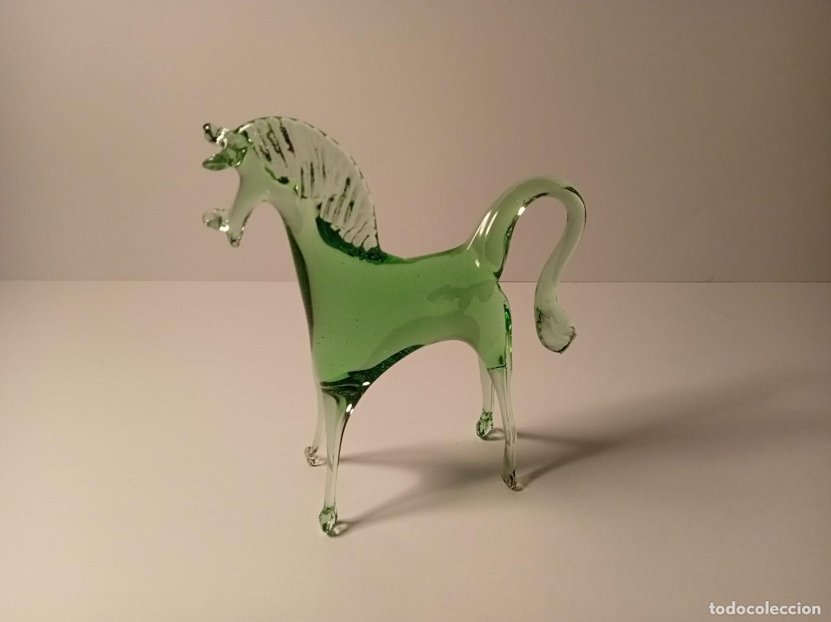 Antig&uuml;edades: CABALLO CRISTAL DE MURANO - 1988 - Foto 3