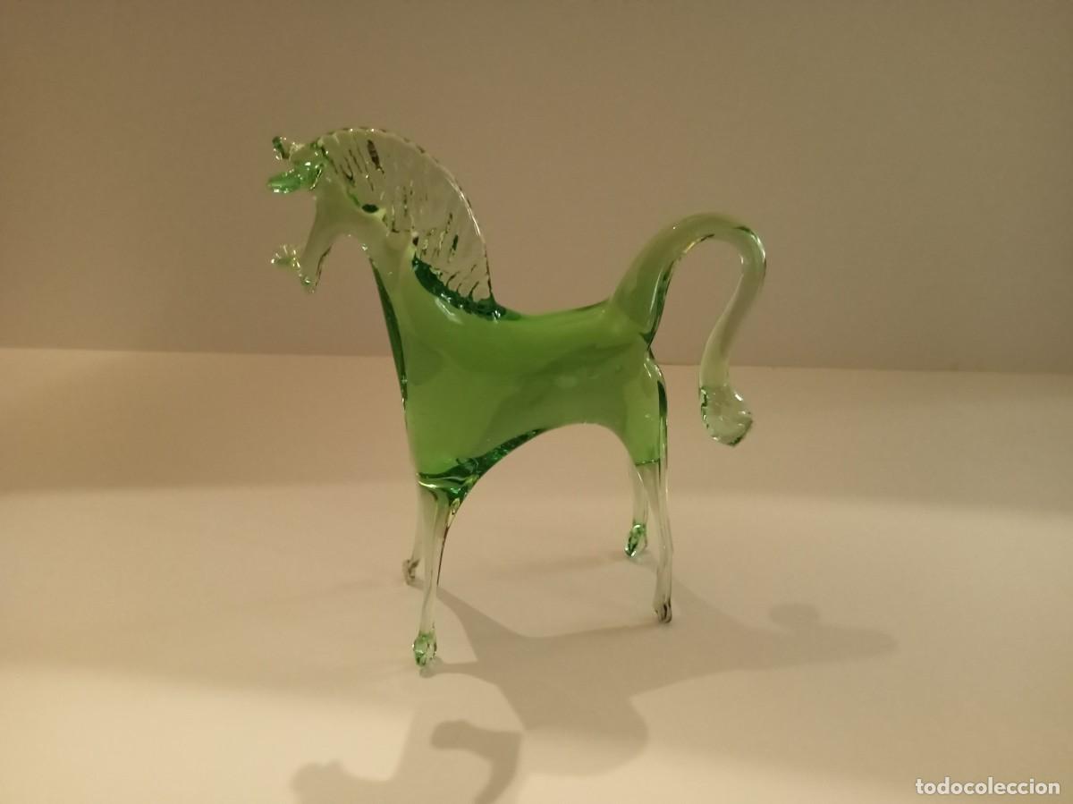 Antig&uuml;edades: CABALLO CRISTAL DE MURANO - 1988 - Foto 4