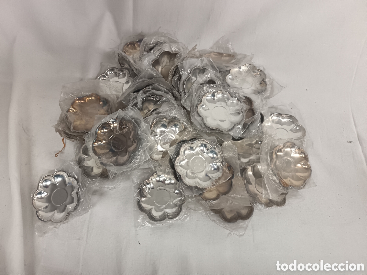 Antig&uuml;edades: LOTE DE 100 BANDEJITAS ALPACA, ALPADUR, NUEVAS