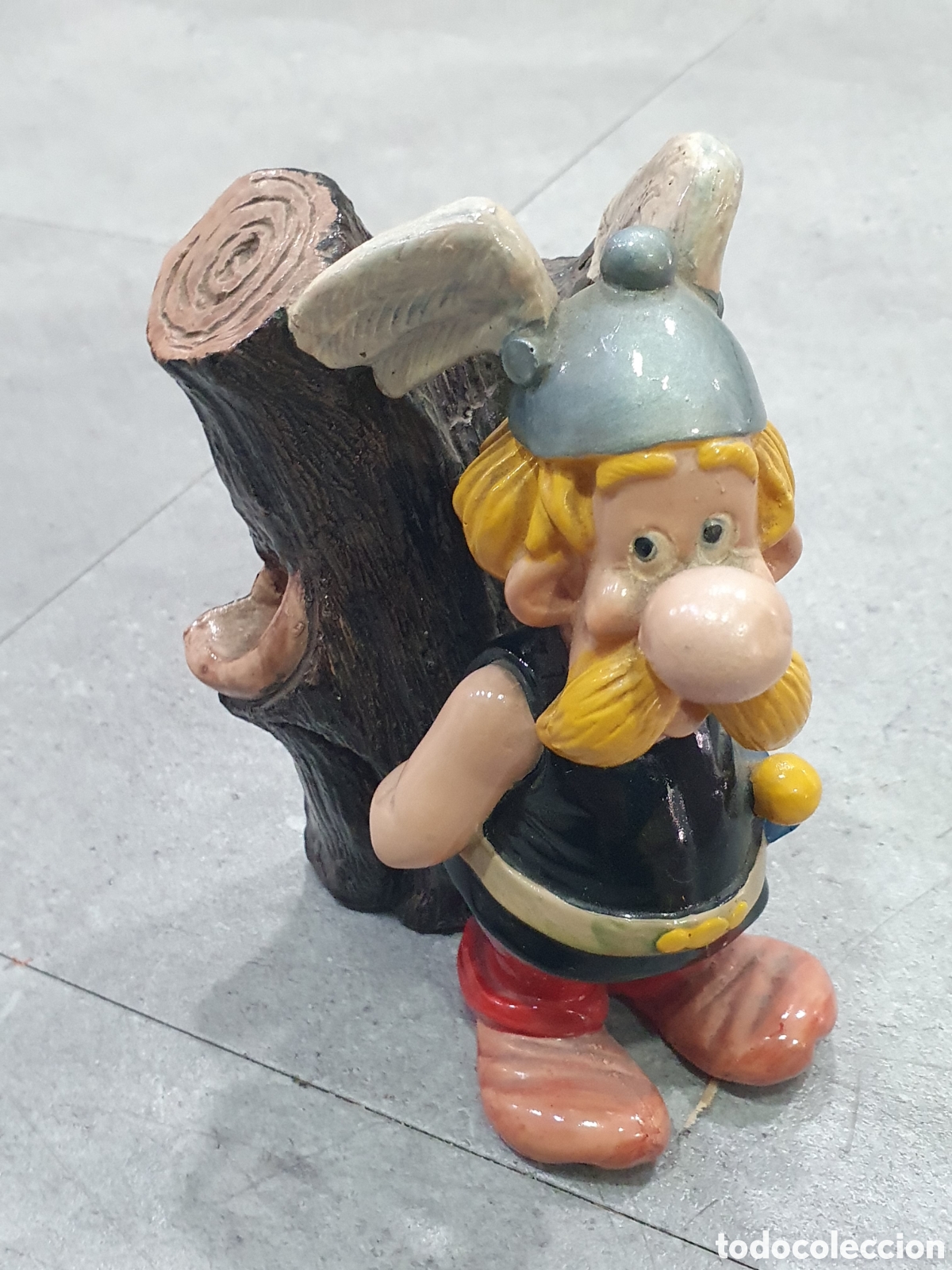 Antiguidades: Rara figura en cer&aacute;mica Asterix Vintage. (L40)
