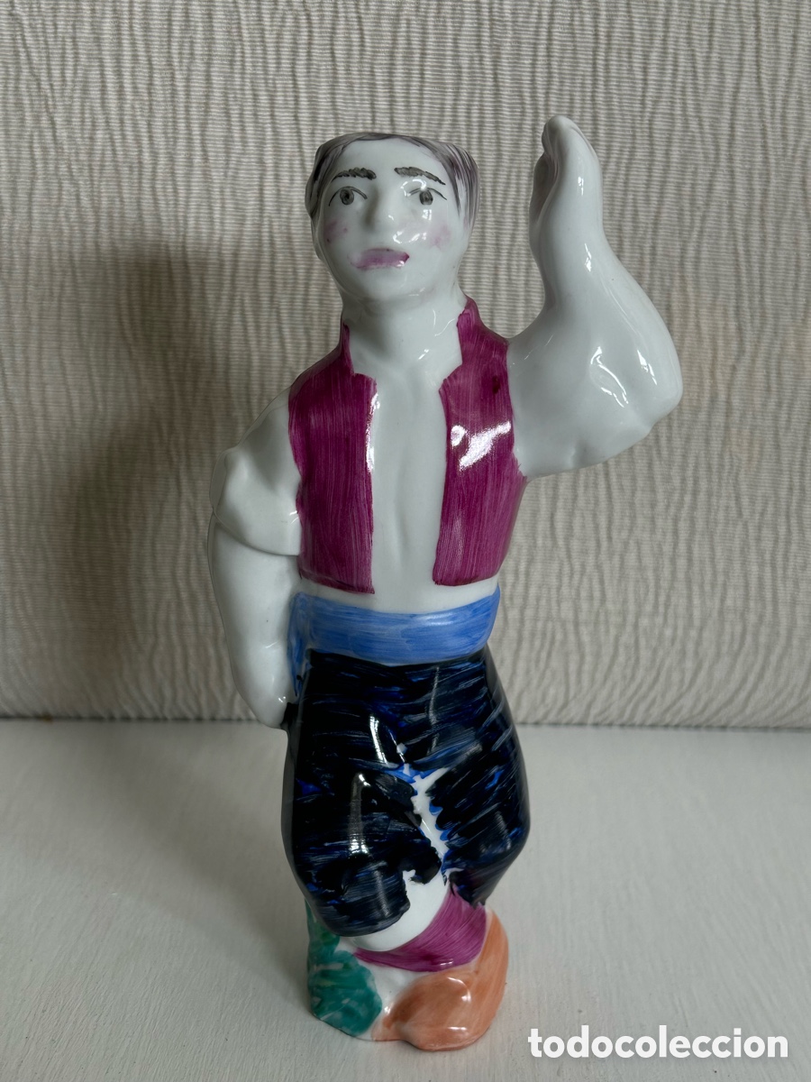Oggetti Antichi: Figura Hombre Bailar&iacute;n Gallego. Cer&aacute;mica Castro