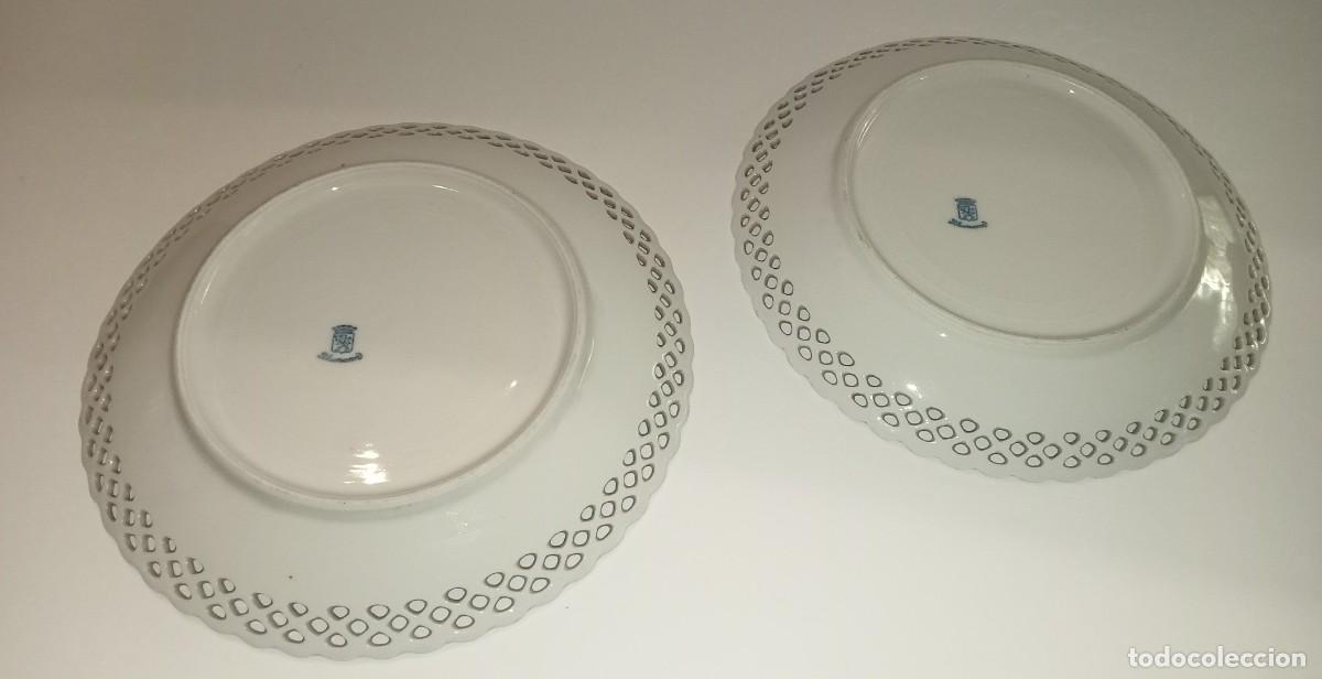 Antig&uuml;edades: 2 PLATOS TROQUELADOS - Foto 2