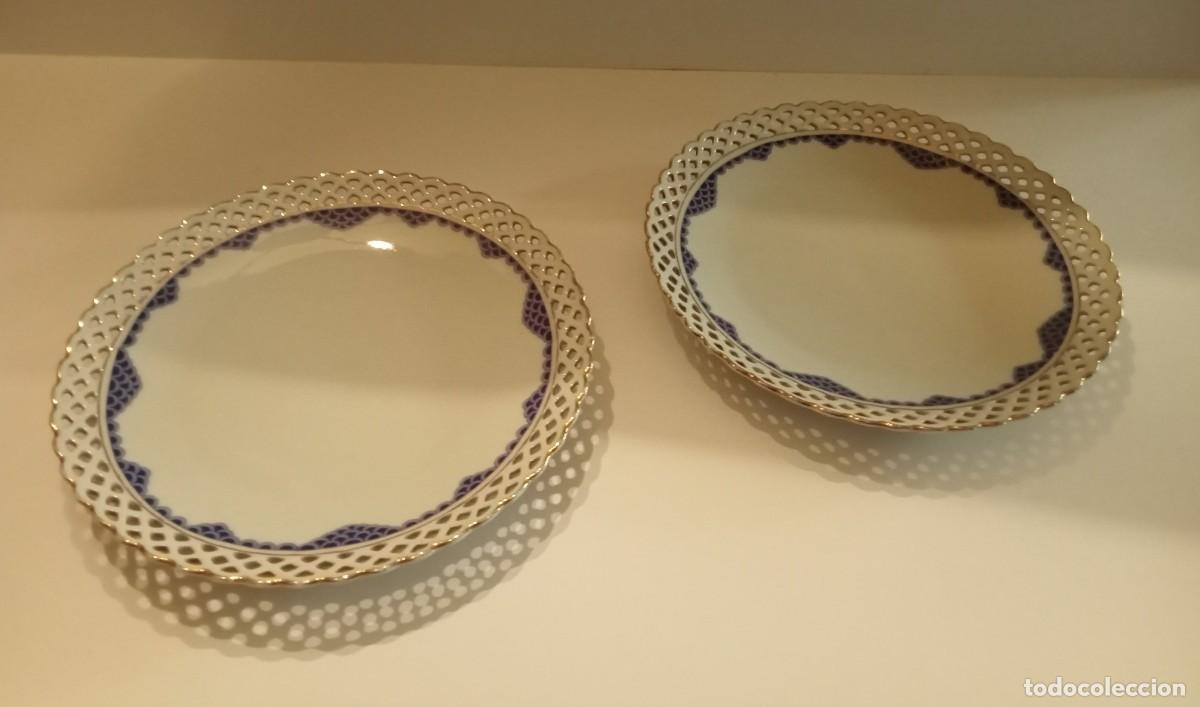 Antig&uuml;edades: 2 PLATOS TROQUELADOS - Foto 4
