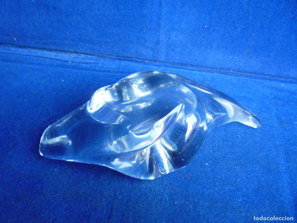 Antig&uuml;edades: CENICERO CRISTAL TRANSPARENTE - Foto 3