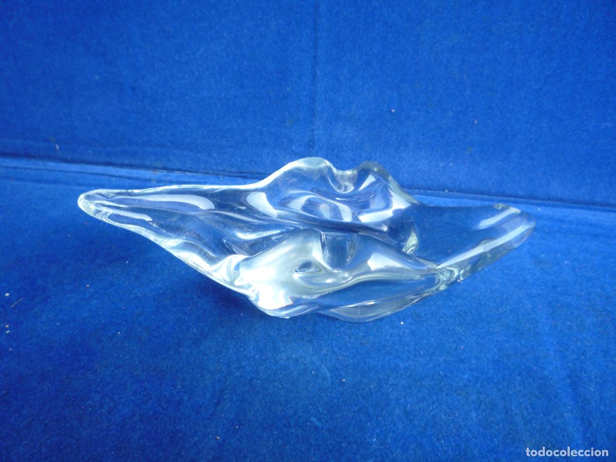 Antig&uuml;edades: CENICERO CRISTAL TRANSPARENTE - Foto 1