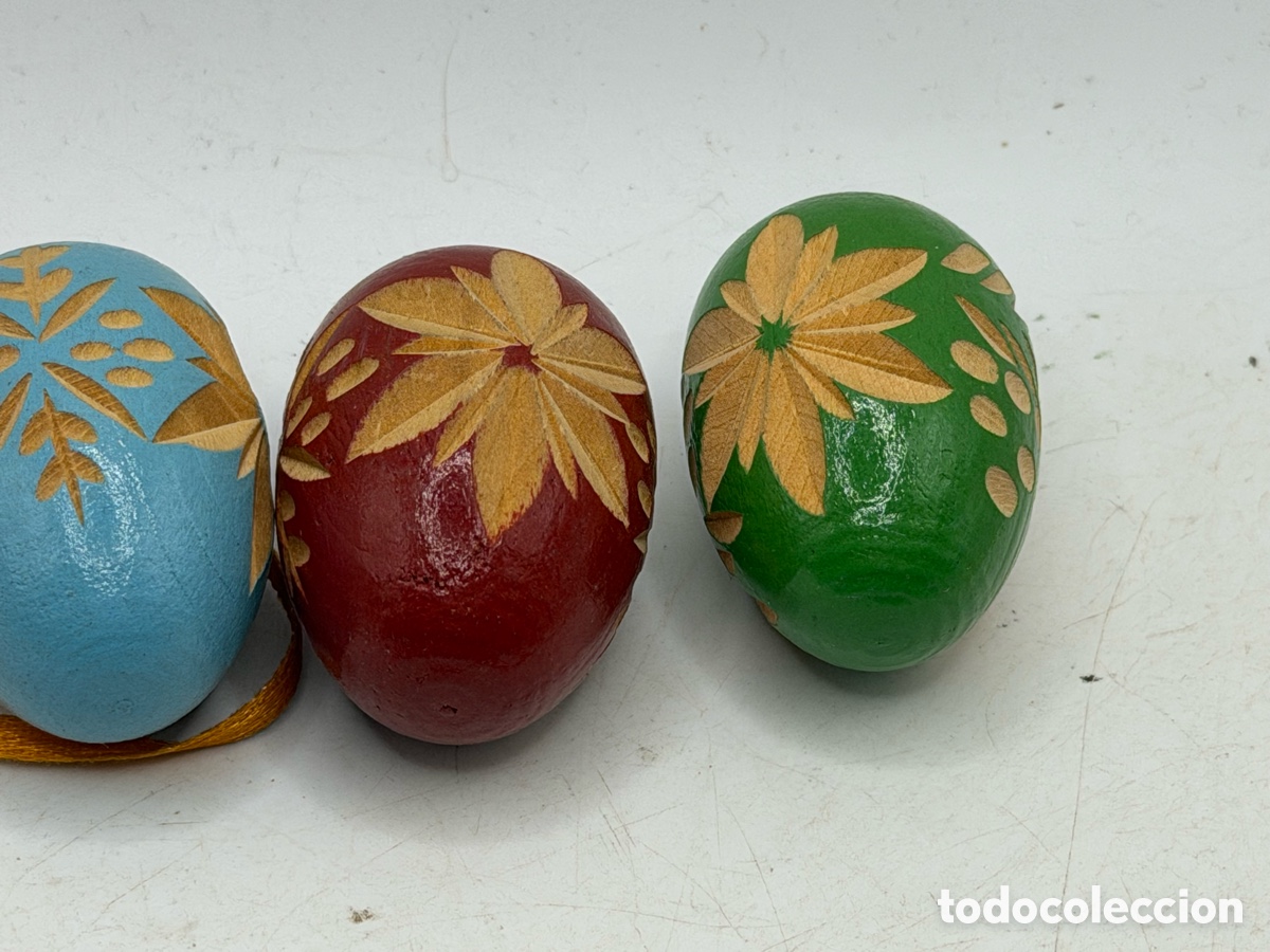 Antig&uuml;edades: Figuras de Huevos Pintados - Foto 4