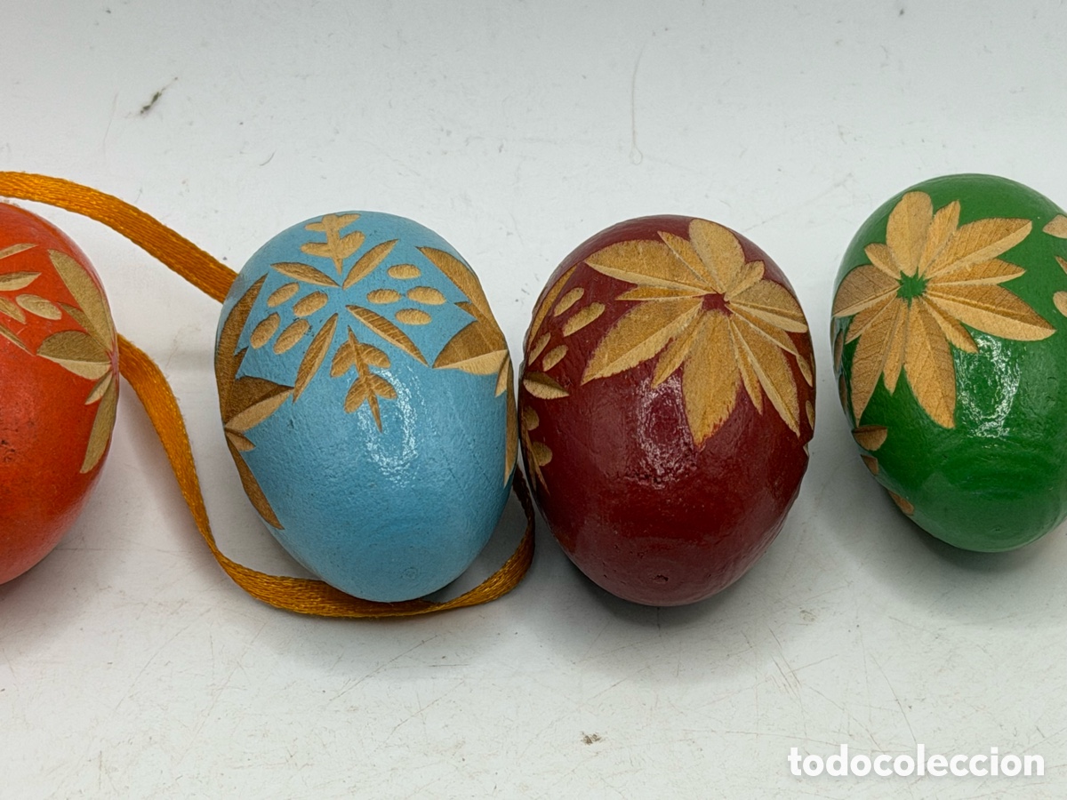 Antig&uuml;edades: Figuras de Huevos Pintados - Foto 5