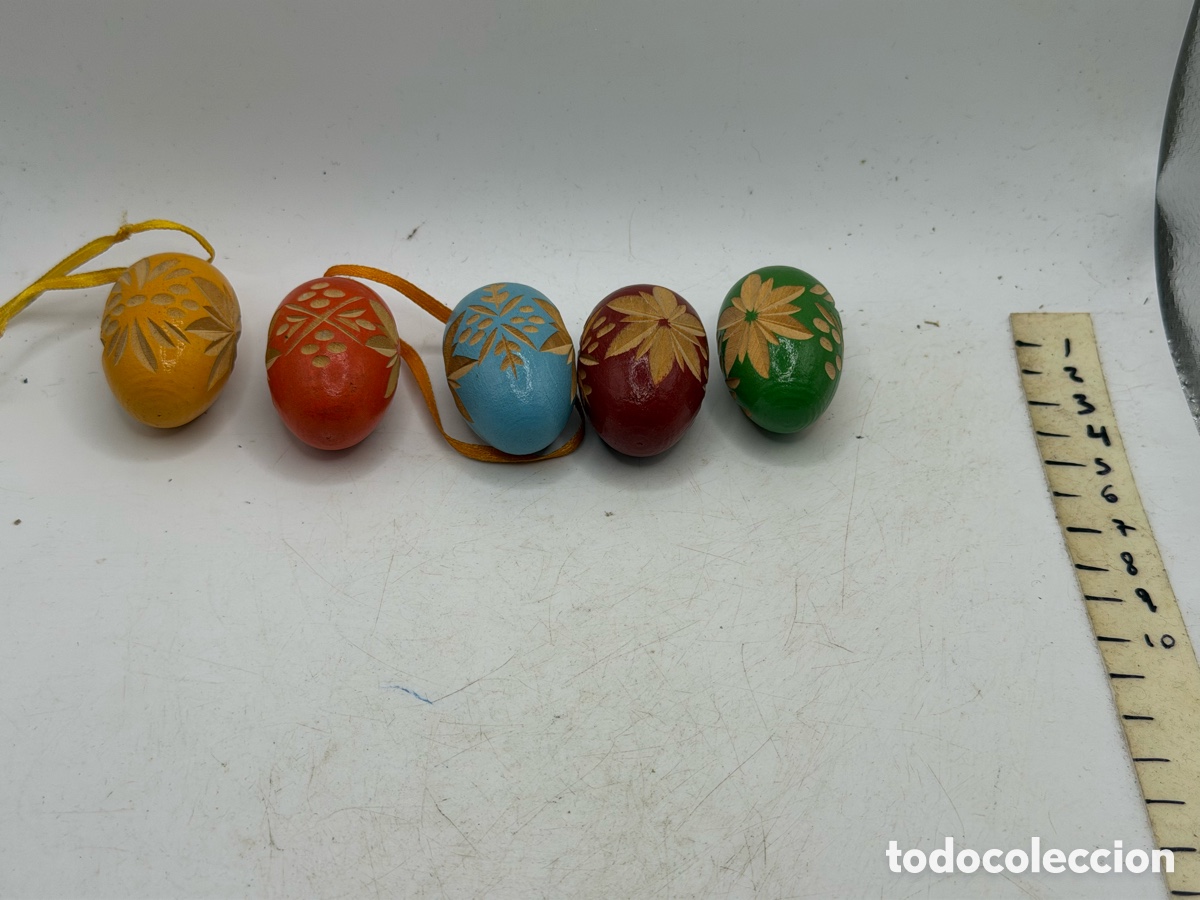 Antig&uuml;edades: Figuras de Huevos Pintados - Foto 8