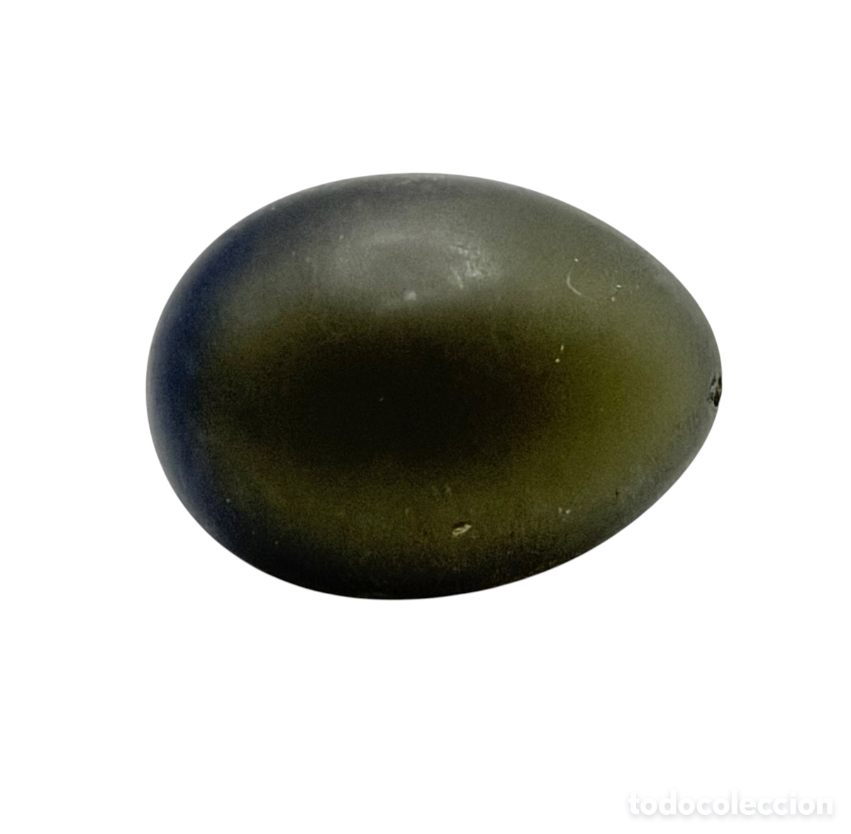 Antig&uuml;edades: Figura Huevo de Piedra Verde