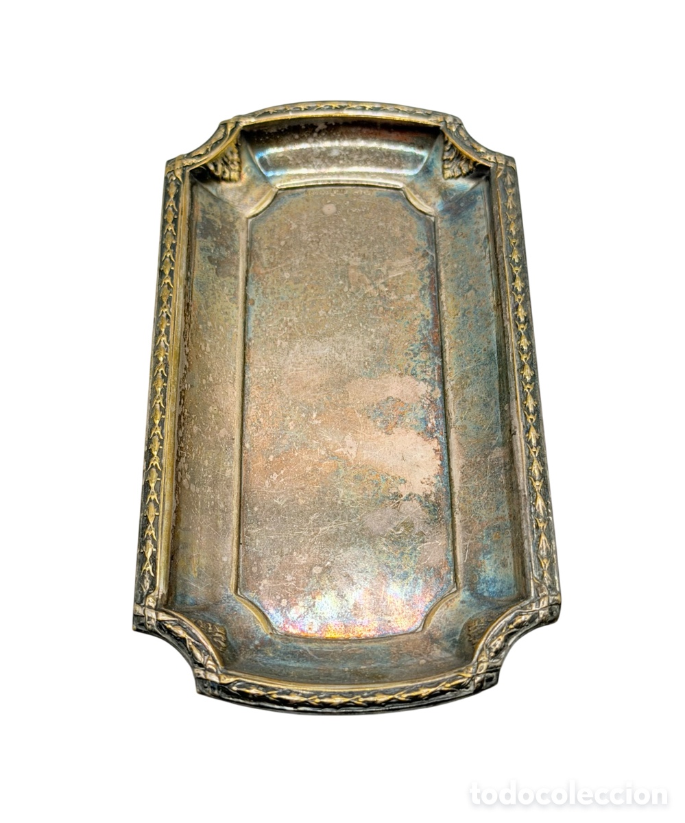 Antig&uuml;edades: Antigua Bandeja Plateada