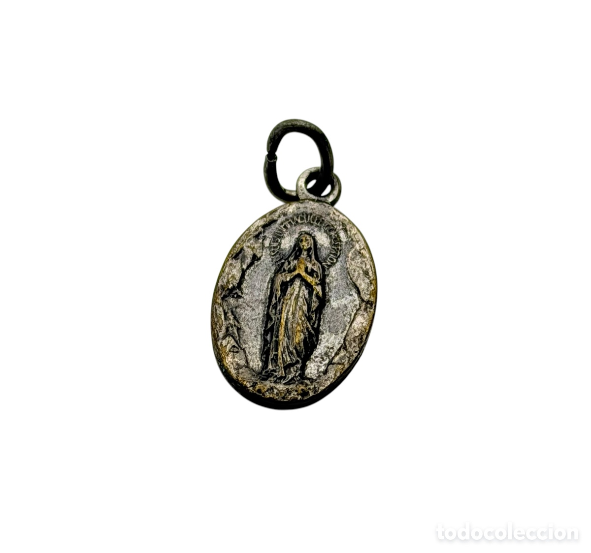 Antiques: Antigua Medalla Religiosa