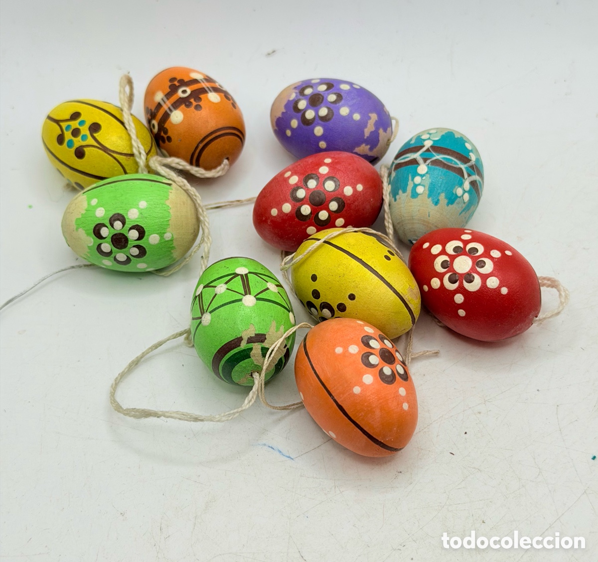 Antig&uuml;edades: Figuras de Huevos Pintados - Foto 2