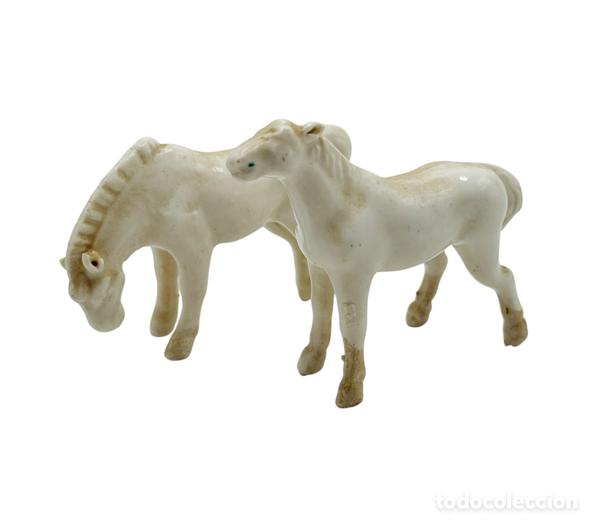 Antiques: Antiguas Figuras de Caballos de Cer&aacute;mica