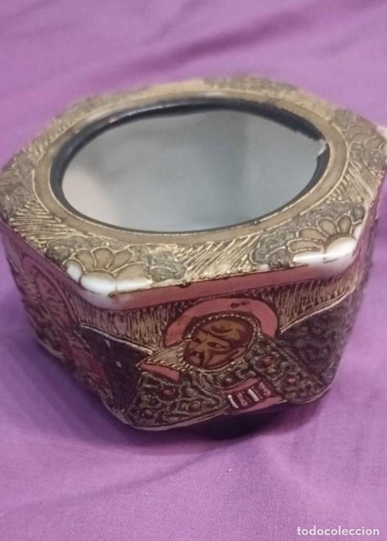 Antig&uuml;edades: Polvera porcelana china - Foto 1