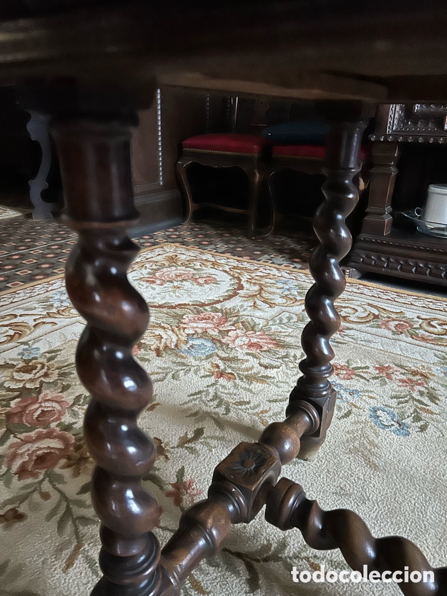 Antig&uuml;edades: Mesa de madera espa&ntilde;ola - Foto 3