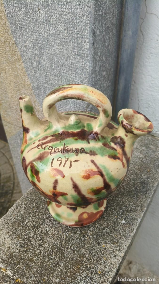 Antig&uuml;edades: C&eacute;ramique &eacute;maill&eacute;e peinte &agrave; la main sign&eacute;e - Foto 1