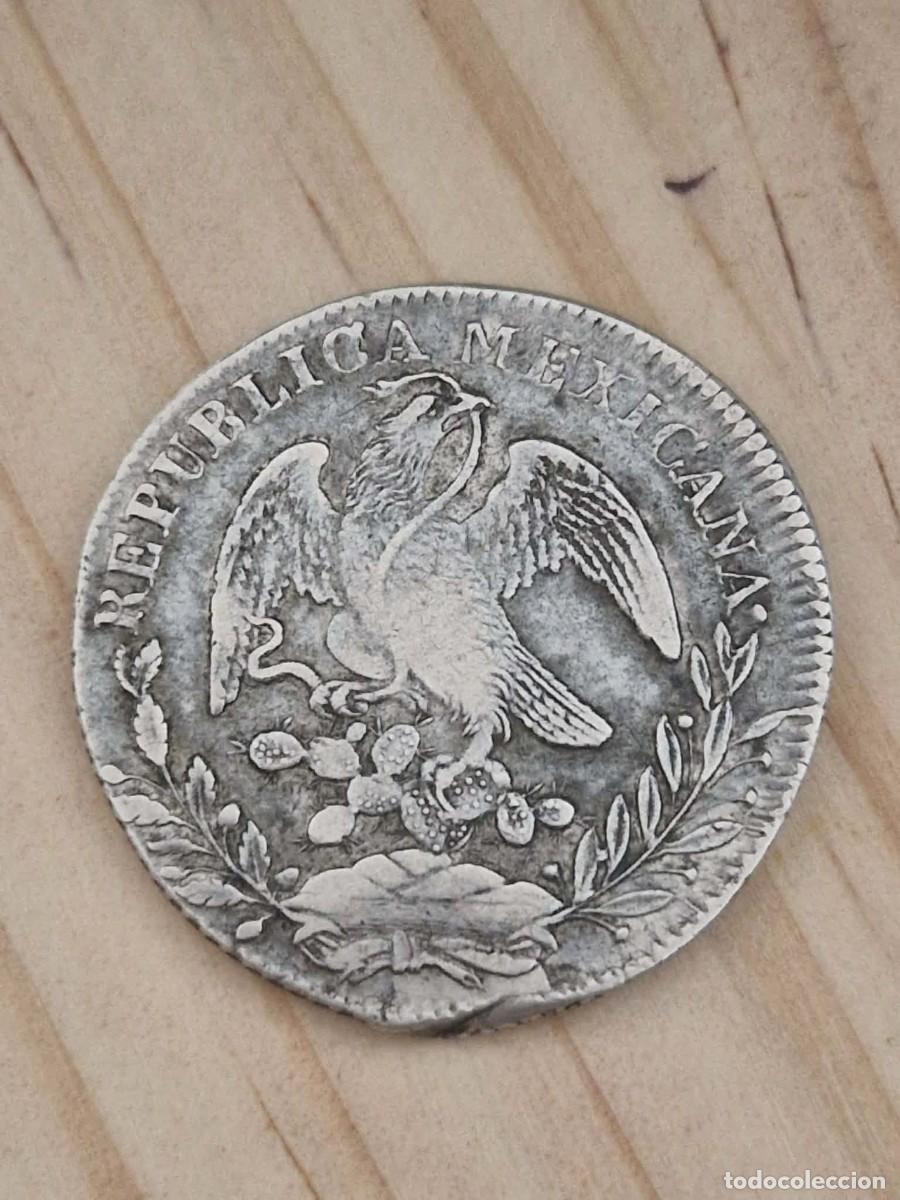 Antig&uuml;edades: Moneda de 8 reales de plata de M&eacute;xico 1834