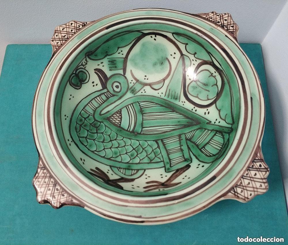 Antig&uuml;edades: Espectacular centro de mesa ceramica paterna siglo XIII