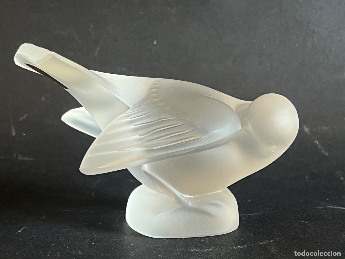 Antiques: Lalique Mirlo. Vidrio. S. XX