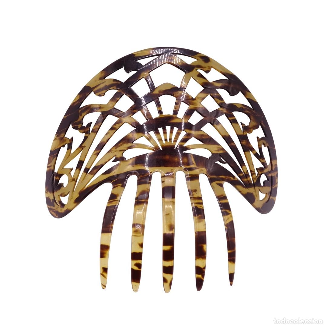 Antig&uuml;edades: Peineta media luna, s&iacute;mil carey, 20&rsquo;s - Espa&ntilde;a