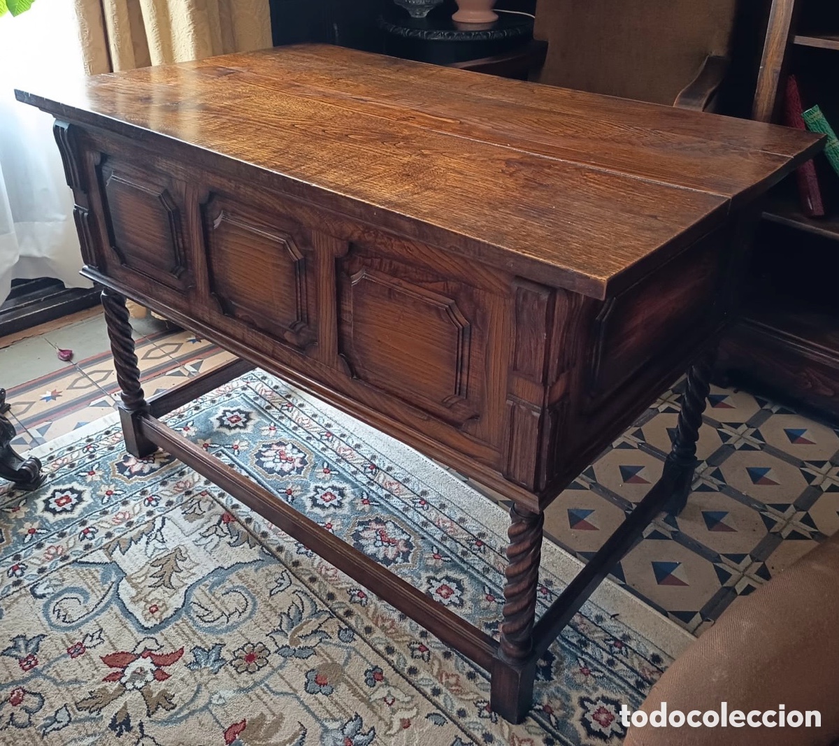 Antig&uuml;edades: Mesa castellana del XVII - Foto 1