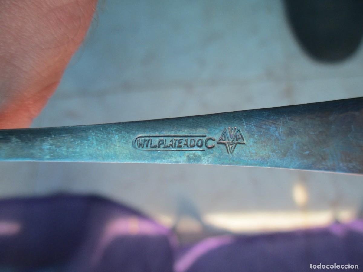 Antig&uuml;edades: Lote de cucharas antiguas plateadas - Foto 5