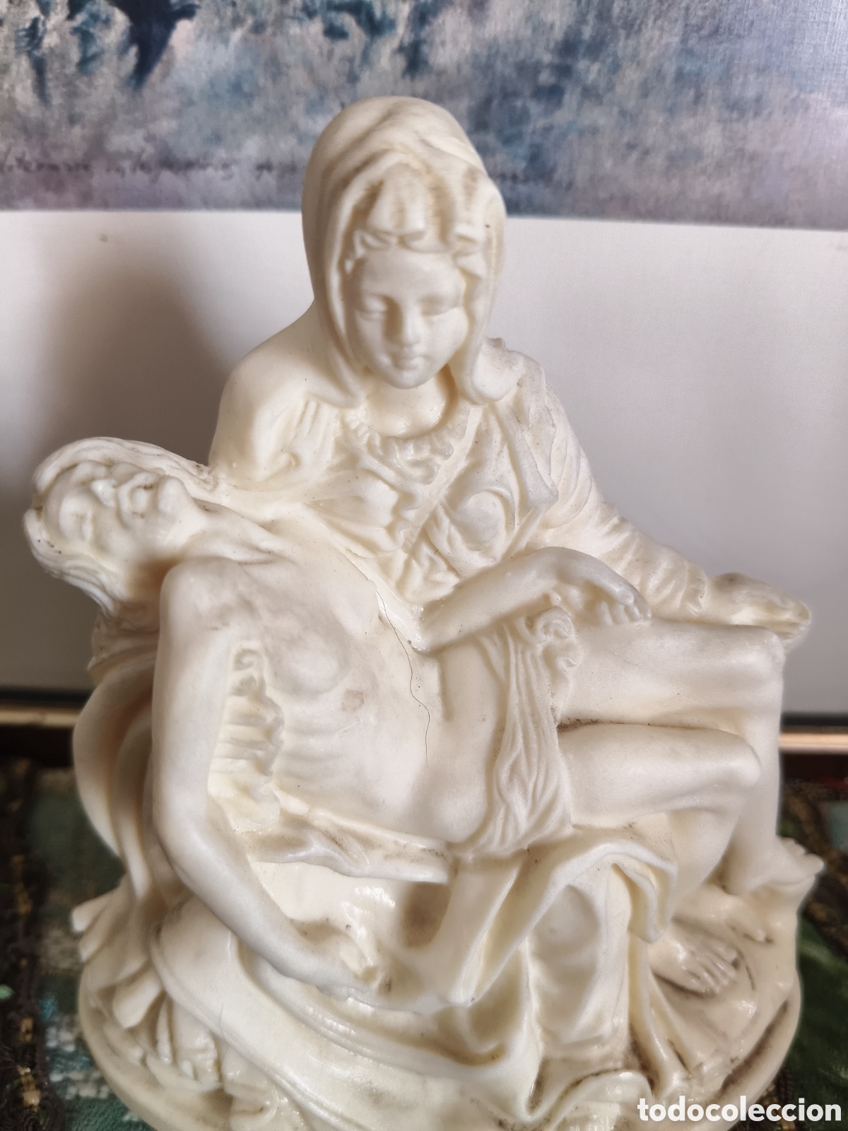 Antig&uuml;edades: FIGURA RESINA VIRGEN MARIA Y JESUS ,DE LA PIEDAD DE MIGUEL ANGEL, ITALIA, PIETA DE MIGUEL ANGEL