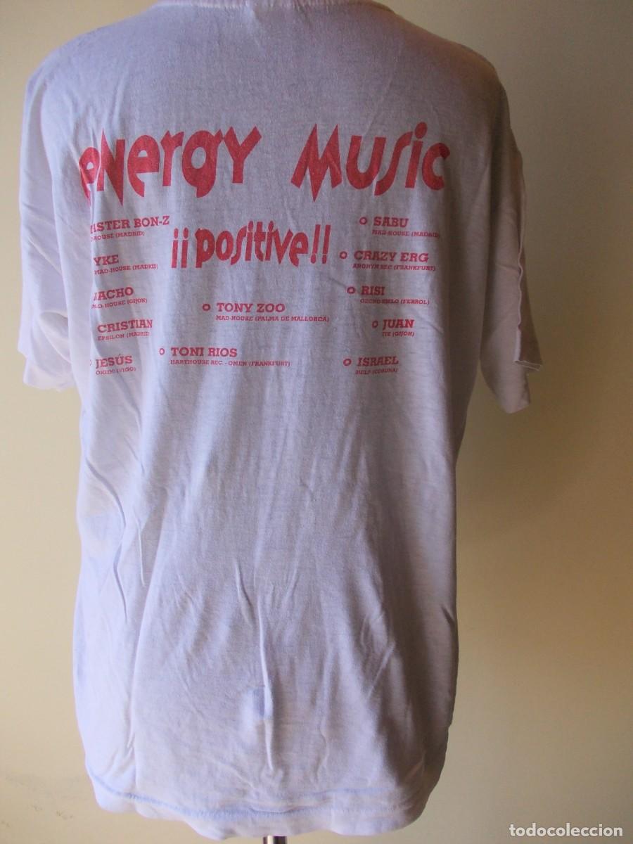 Antig&uuml;edades: Camiseta Energy Music vintage rave techno Ferrol Galicia d&eacute;cada 90 1996 - 1998