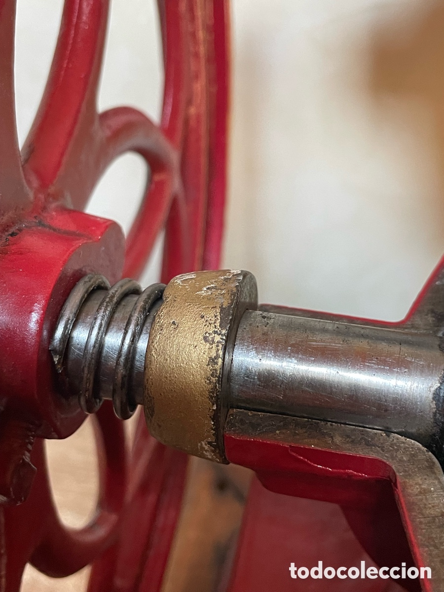 Antig&uuml;edades: Molinillo de caf&eacute; Simplex 6 con motor, polea y correa originales - Foto 10