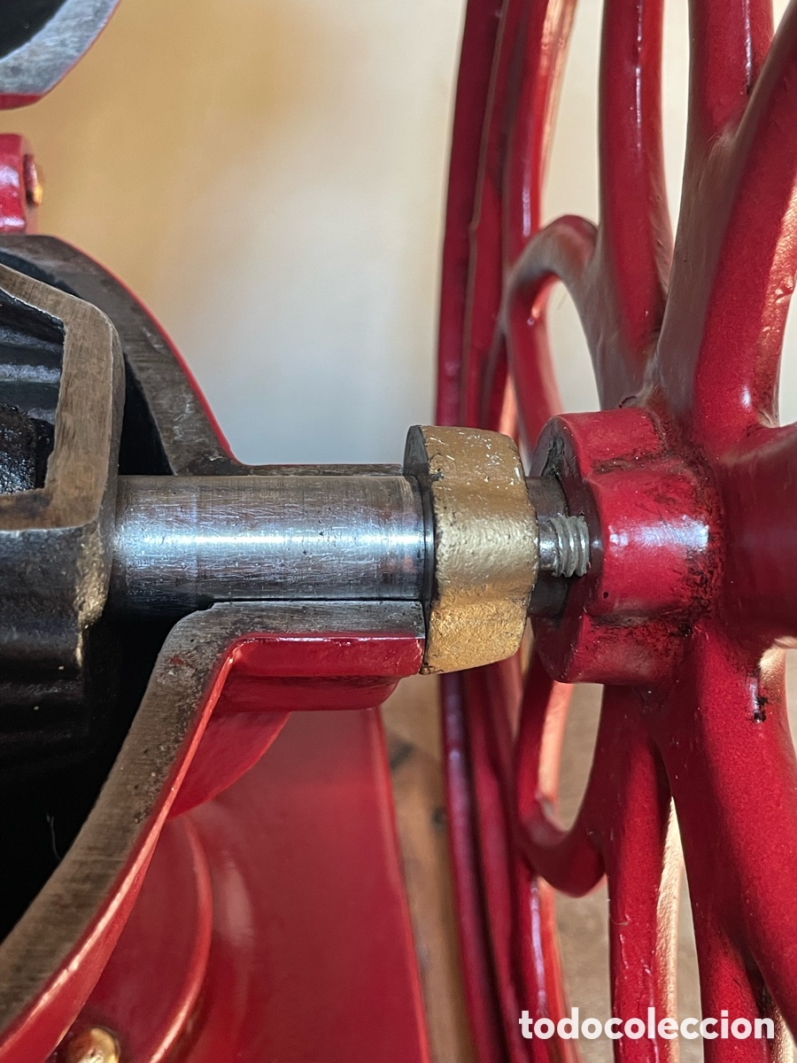 Antig&uuml;edades: Molinillo de caf&eacute; Simplex 6 con motor, polea y correa originales - Foto 12