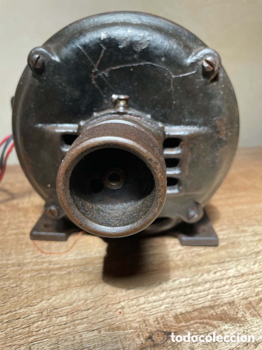 Antig&uuml;edades: Molinillo de caf&eacute; Simplex 6 con motor, polea y correa originales - Foto 25