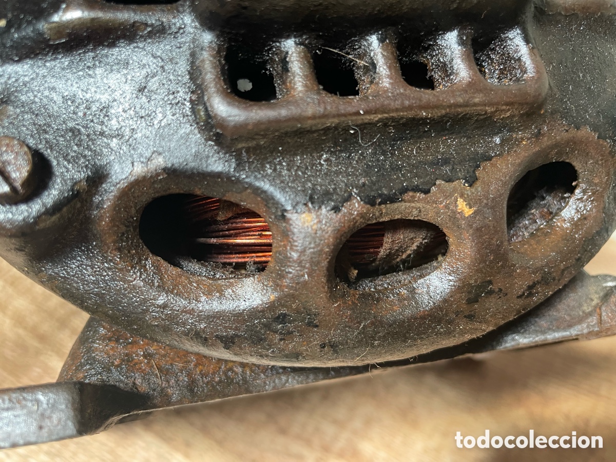 Antig&uuml;edades: Molinillo de caf&eacute; Simplex 6 con motor, polea y correa originales - Foto 27