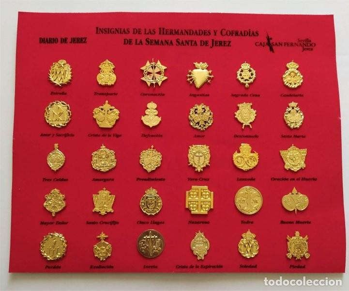 Antig&uuml;edades: Insignias de las Hermandades y Cofrad&iacute;as de la Semana Santa de Jerez (Jerez de la Fra., C&aacute;diz)