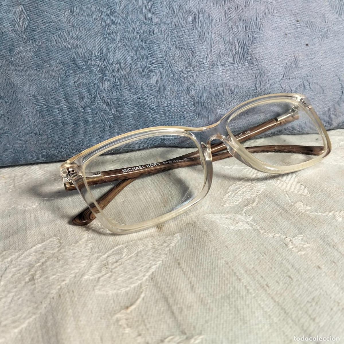 Antig&uuml;edades: Gafa gafas de ver de pasta con cristales marca Michael Kors en montura
