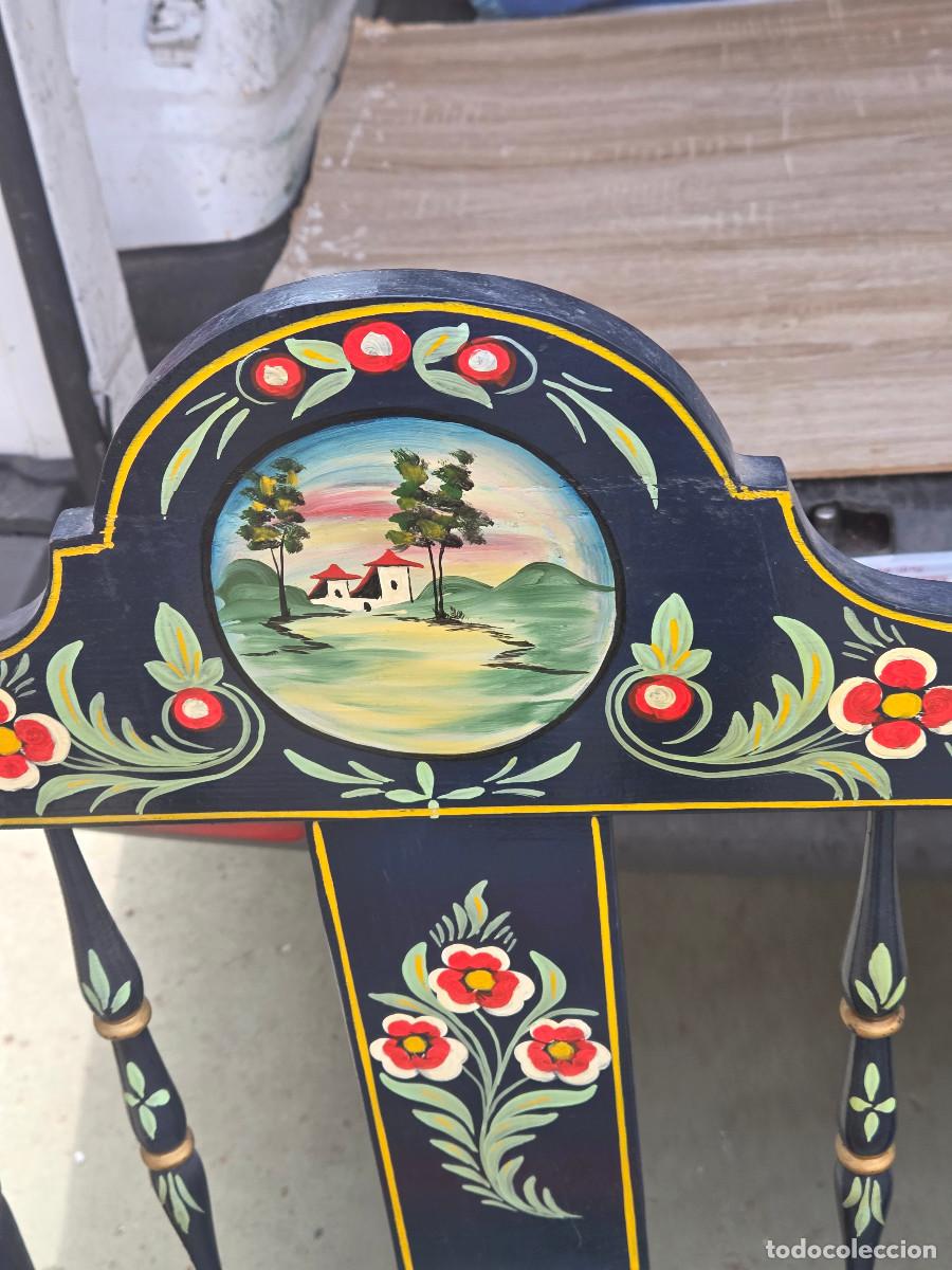 Antig&uuml;edades: sillon de madera de galacena - Foto 3