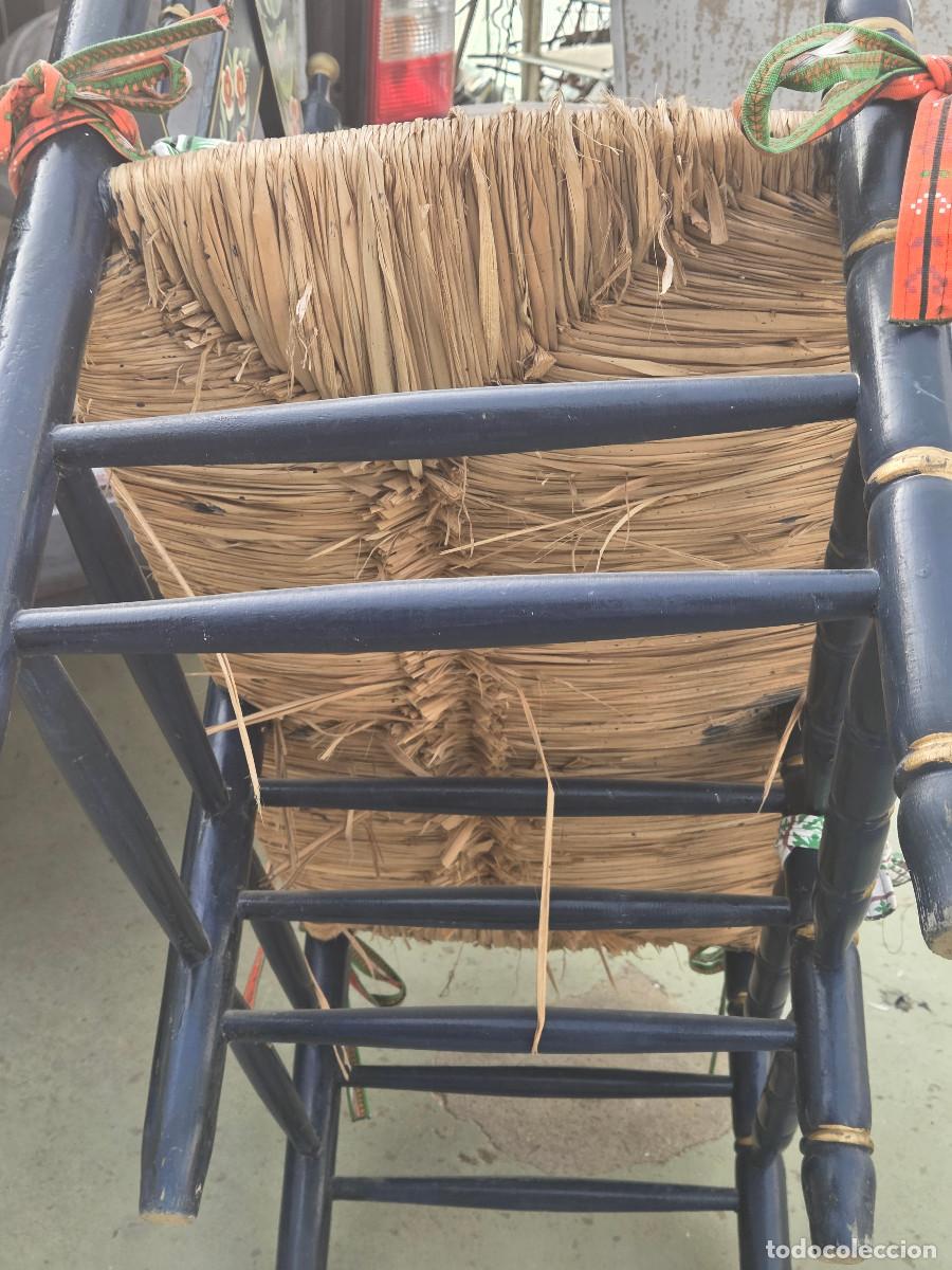 Antig&uuml;edades: sillon de madera de galacena - Foto 13