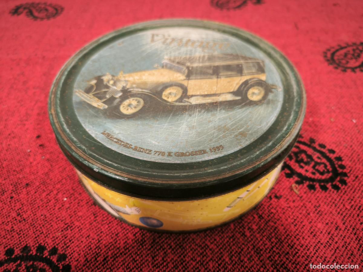 Antiquit&auml;ten: Caja Antigua De Galletas Met&aacute;lica 20 Cm &ndash; Dise&ntilde;o Vintage Con Ilustraciones Cl&aacute;sicas