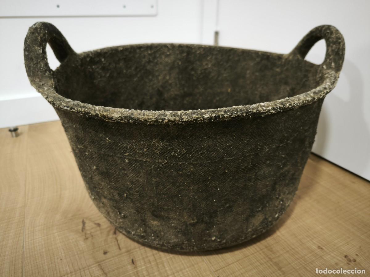 Antiques: Capazo Antiguo 51 Cm &ndash; Cesta Tradicional Con Asas Gran Tama&ntilde;o