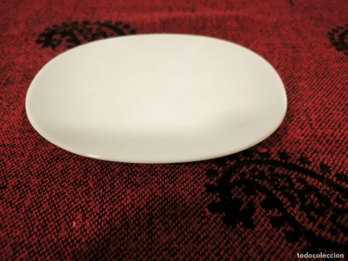 Antiguidades: Plato Ovalado De Cer&aacute;mica 15,5 Cm &ndash; Elegante Bandeja Peque&ntilde;a Multiusos