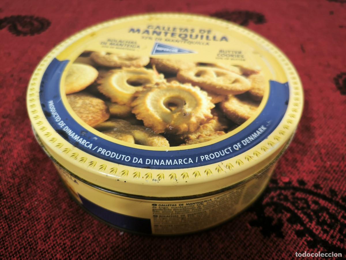 Antiquit&eacute;s: Caja Met&aacute;lica Antigua Galletas De Mantequilla 20 Cm &ndash; Lata Vintage Decorativa