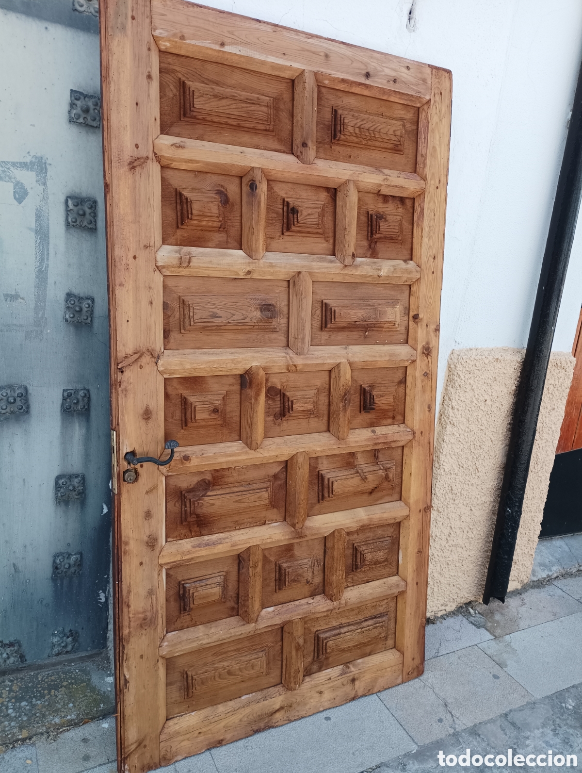 Antig&uuml;edades: PUERTA ANTIGUA DE MADERA - Foto 4