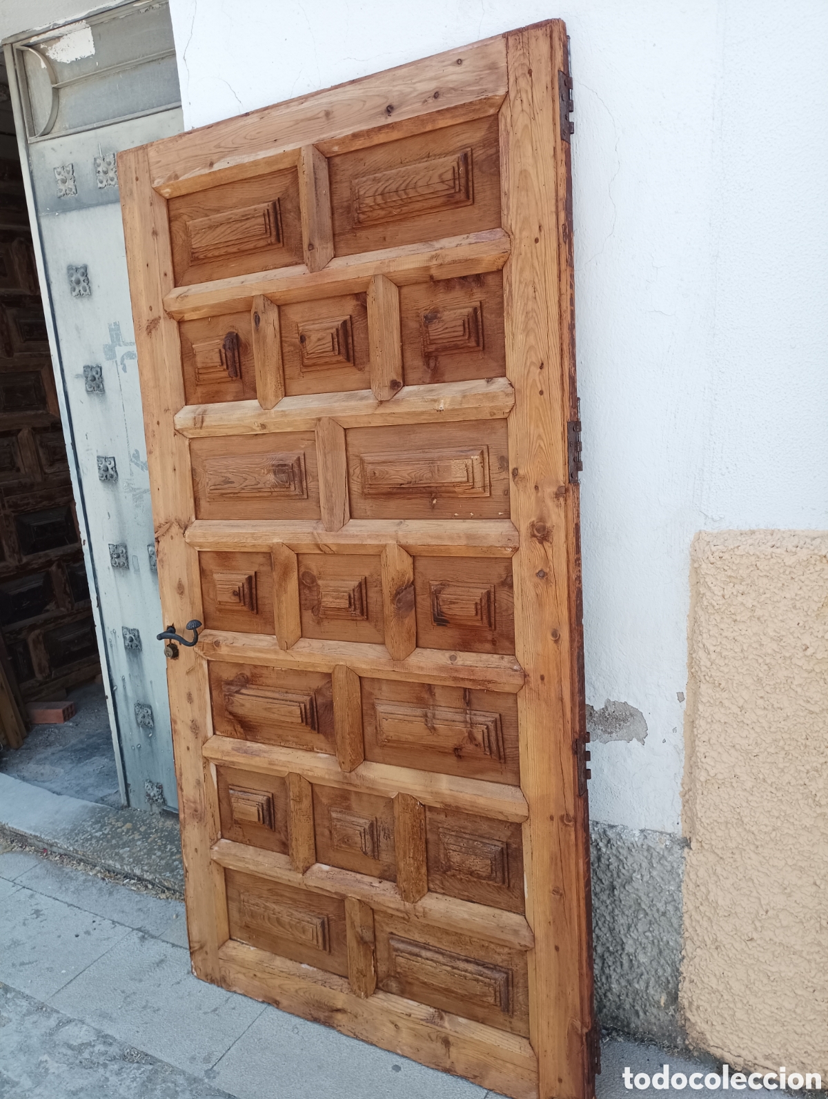 Antig&uuml;edades: PUERTA ANTIGUA DE MADERA - Foto 5