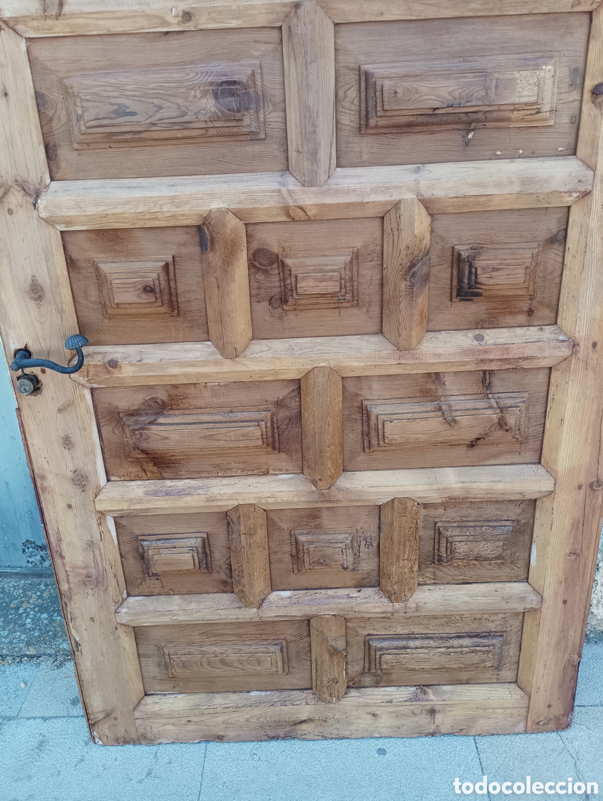 Antig&uuml;edades: PUERTA ANTIGUA DE MADERA - Foto 6