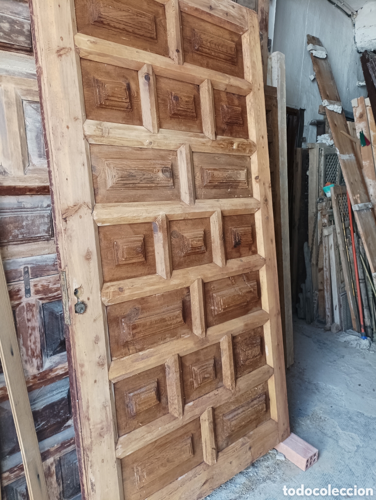 Antig&uuml;edades: PUERTA ANTIGUA DE MADERA - Foto 14