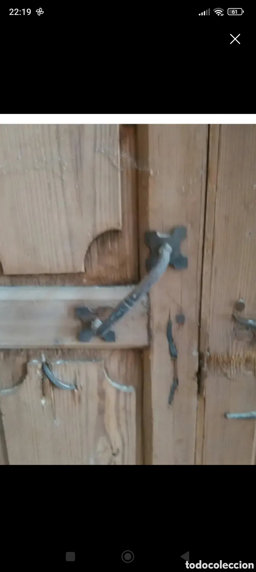 Antig&uuml;edades: PUERTA ANTIGUA DE MADERA - Foto 3
