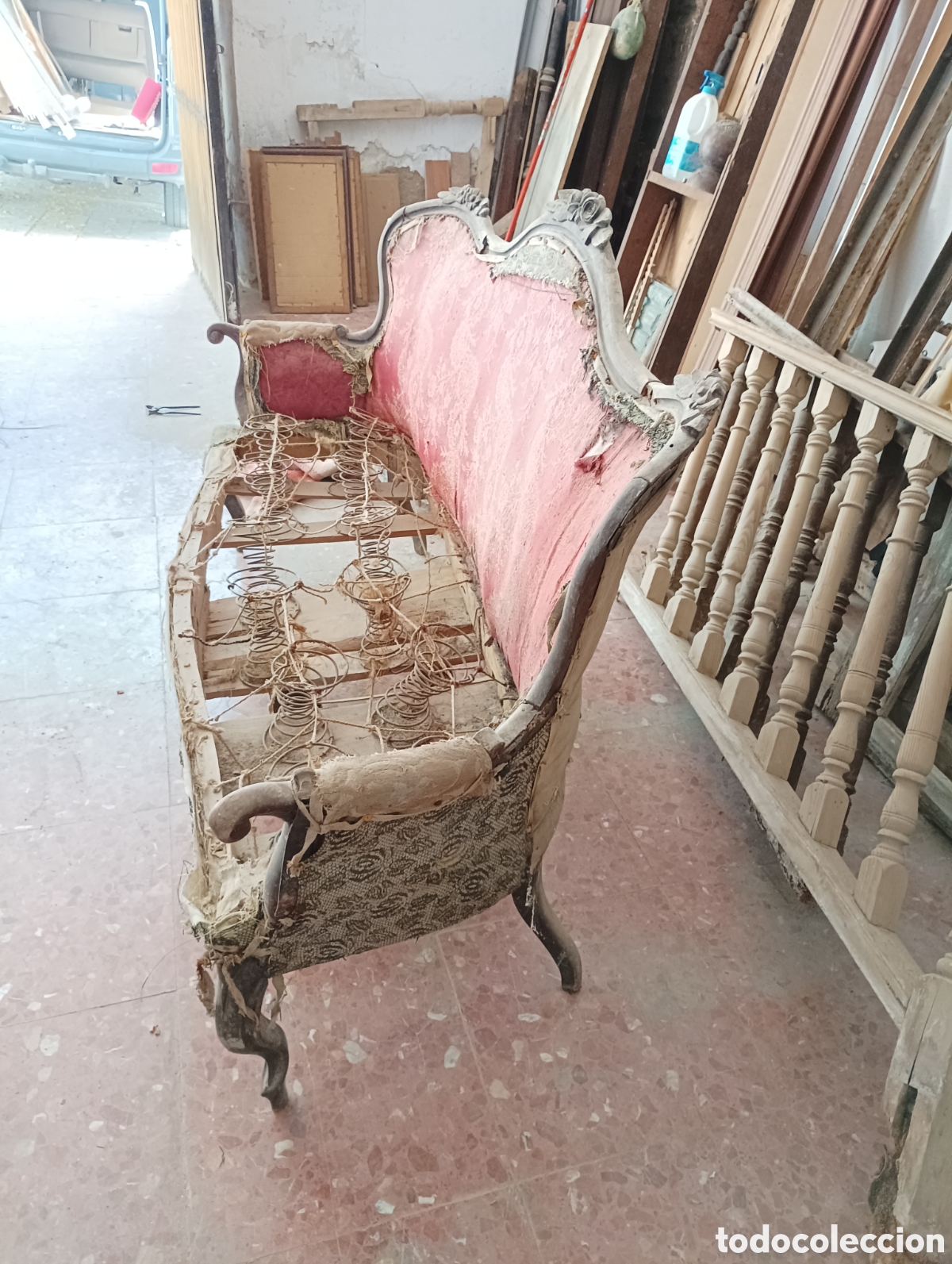 Antig&uuml;edades: SOF&Aacute; ANTIGUO ISABELINO - Foto 7