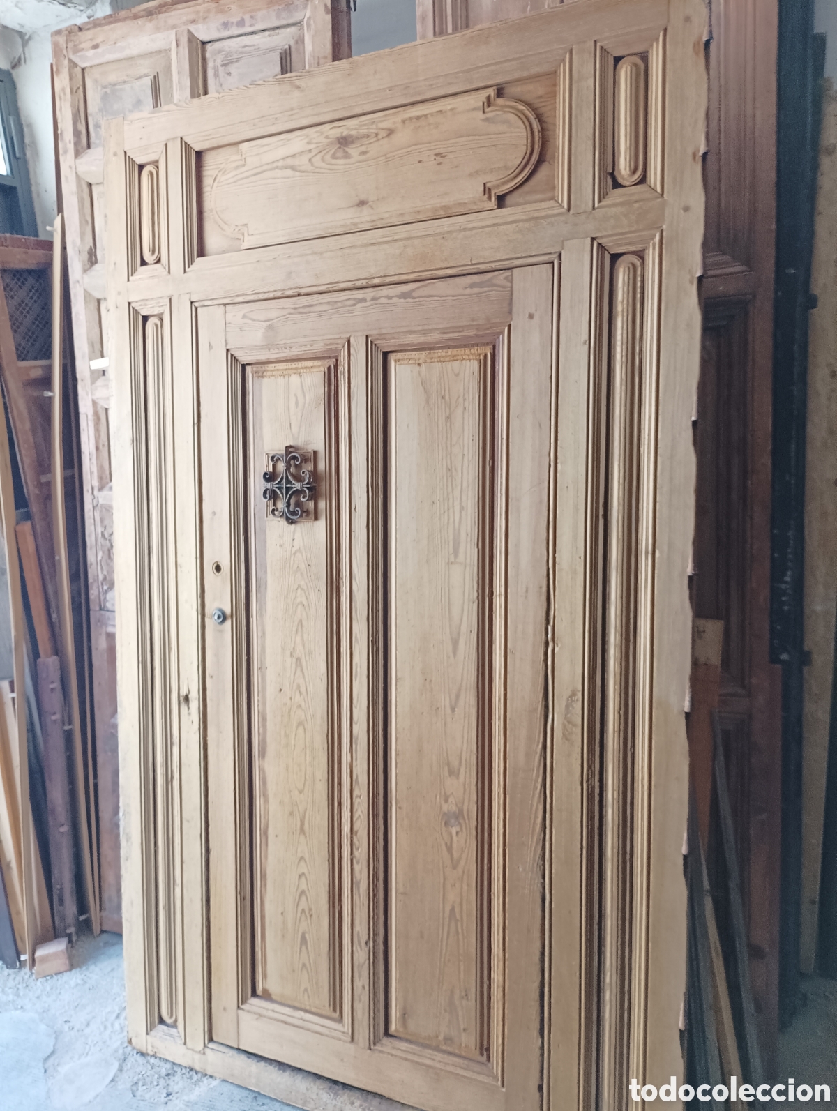 Antig&uuml;edades: PORT&Oacute;N ANTIGUO DE MADERA - Foto 1