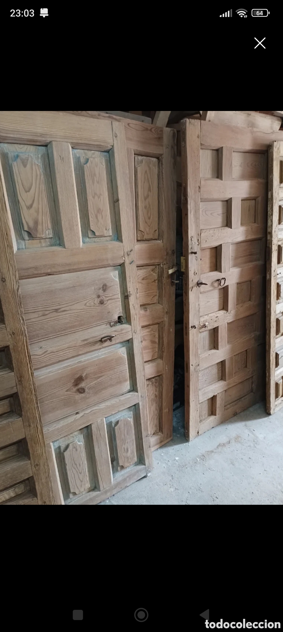 Antig&uuml;edades: PAREJA DE PUERTAS ANTIGUAS - Foto 3