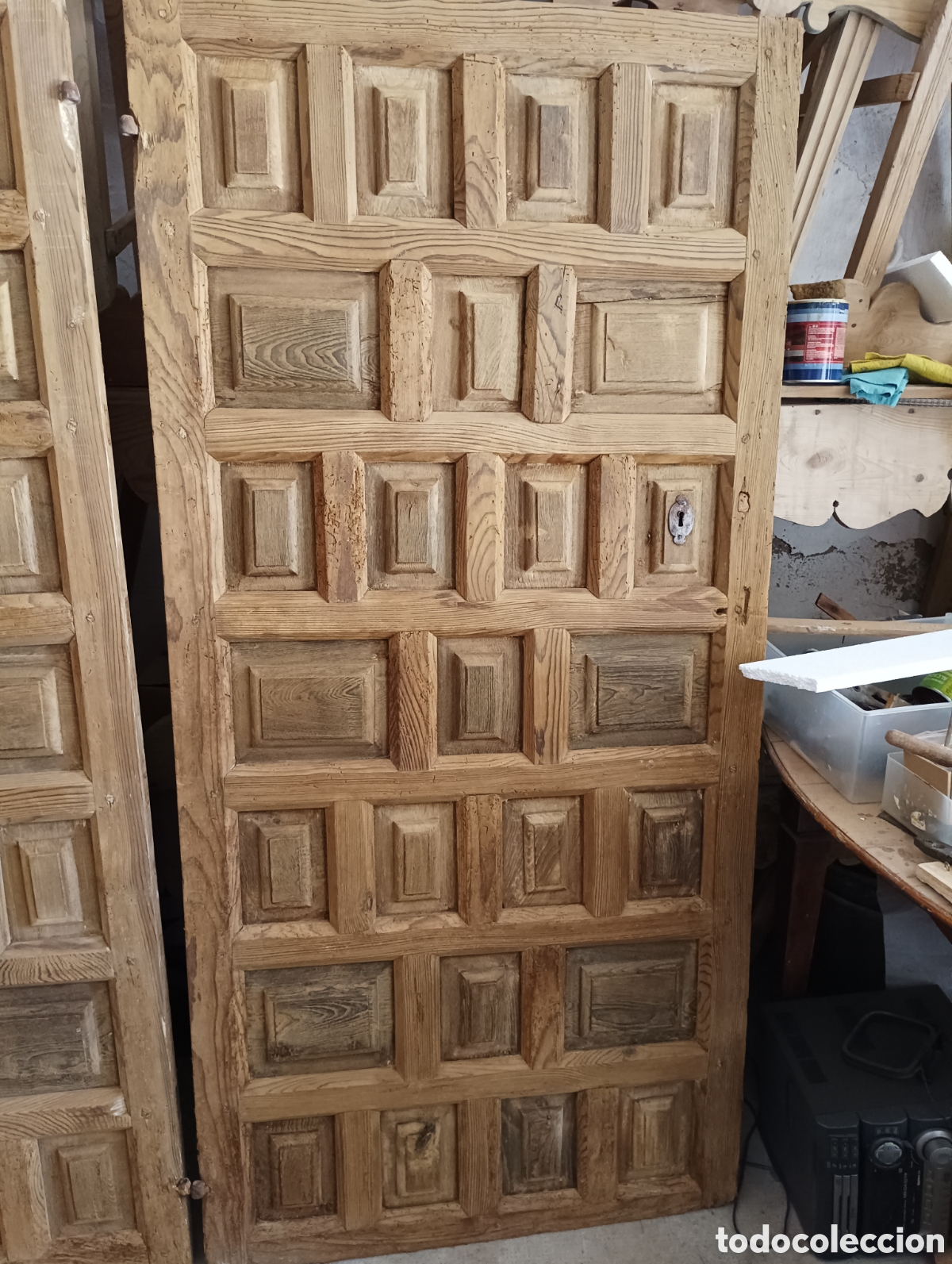 Antig&uuml;edades: PAREJA DE PUERTAS ANTIGUAS - Foto 10